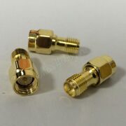 RP-SMA female jack switch SMA male plug RF Coax Adapter convertor straight goldplated