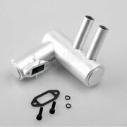 DLE 20CC Engine Motor Rear Exhaust Pipe White For RC Airplane