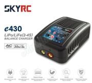 Оригинал SKYRC E430 Баланс Зарядное Устройство Для Липо и Жизнь батареи 2-4 клетки 30 Вт 1A/2A/3А 100-240 В ПЕРЕМЕННОГО ТОКА Зарядки Аккумулятора