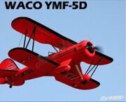 Dynam WACO YMF-5D 1.27M  PNP (Red/Yellow)