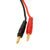 High Quality 1 to 6 JST Plug to 4mm Banana Plug Balance Charge Cable for RC Multirotor Quadcopter Airplane Car