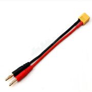 New Ar1pc Single Metal 4mm Banana Head to XT60 Cable Suitable for Various Vehicles XT60 Connector for Charging the Battery Using