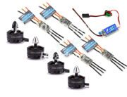 2204 2300KV Brushless Motor+4X EMAX Nano Series 12A Brushless ESC for QAV250 TL250H TL280C Robocat 270 280 Quadcopter