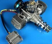 DLE60CC TWIN UAV ENGINE With 14V 180W Power Generator System